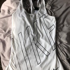 White Nike Tank Top